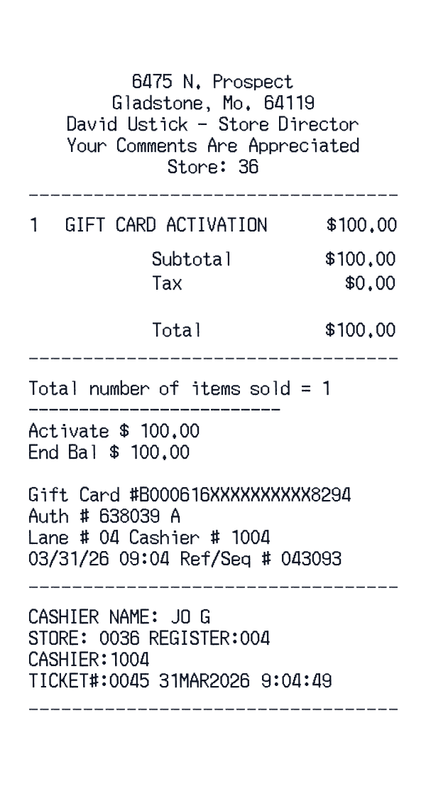 Price Chopper receipt template generator preview